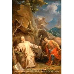  Saint Martin Sharing his Coat with a Beggar