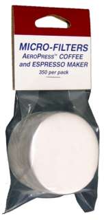 Micro Coffee Filters AeroPress Espresso (350) Filter 0085276000817 