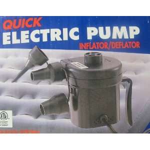  Quick Electric Pump   Inflator / Deflator Sports 