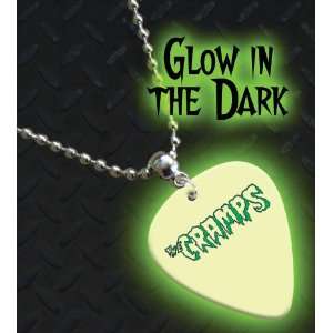  The Cramps Glow In The Dark Premium Guitar Pick Necklace 