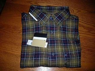 Croft & Barrow Mens Flannel Plaid Shirt ~$26~LG~NWT  