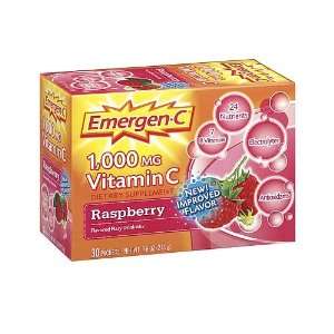  Alacer Emergen C® 1,000mg Vitamin C   Raspberry Health 