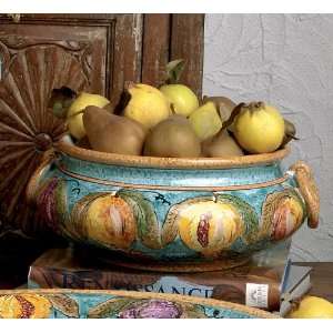 Casafina Buona Vita Fruit Bowl with Handles 15x 6  Kitchen 
