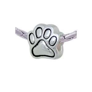  BT1078 tlf   Large Silver Paw   Triple Silver Plated Large 