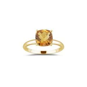 1.06 Cts Citrine Solitaire Ring in 18K Yellow Gold 3.5 