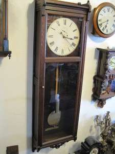   Seth Thomas Clock #17 Circa 1883 8 Day Walnut WE OFFER LAYAWAY!  