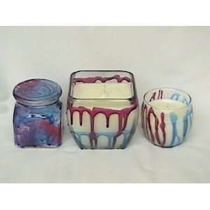  Soy Candle Trio Pack: All Our Red, White and Blue Designs 