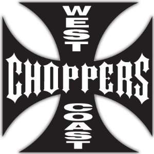 West Coast Choppers bumper sticker 4 x 4