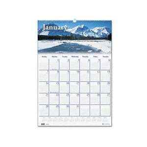   Scenic Beauty Monthly Wall Calendar, 12 x 16 1/2: Office Products