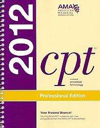 CPT 2012 Professional Edition (Paperback)  