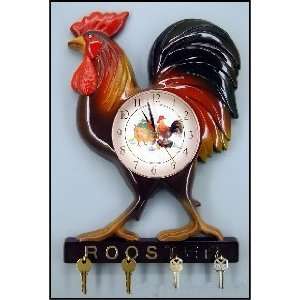  Crowing Rooster Wall Clock
