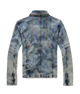 New Fashion Men Casual Denim Outerwear Coat Jean Jacket M XL MCH0972 