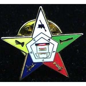  Order Of The Eastern Star Masonic Lapel Hat or Tie Pin 3/4 