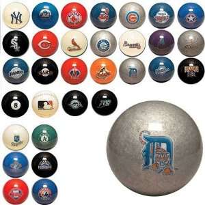  Detroit Tigers MLB Billiard Balls: Sports & Outdoors