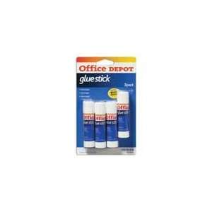  Office Depot(R) Glue Sticks, 0.32 Oz., Clear, Pack Of 4 