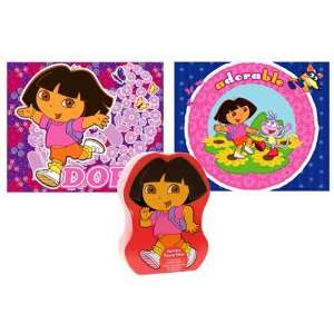  Dora Shaped Puzzle Box 2 x 48pc: Toys & Games