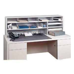   3651GR   Safco High Capacity Wood Desktop Organizer
