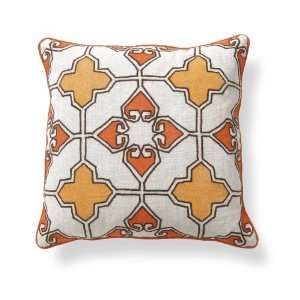  Global Bazaar Lamina Orange Pillow