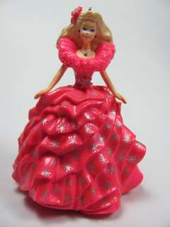 1998 Hallmark Holiday Barbie Ornament club KKOC based on 1990 Holidays 