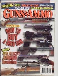 Guns & Ammo Aug 1999 Buying Used High Velocity Airgun  