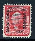 Canal Zone #5, 2 cent Washington with overprint