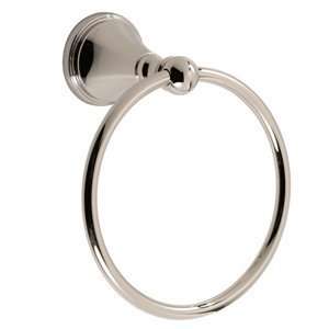   Polished 24K Gold Bathroom Accessories 6 Towel Ring: Home Improvement