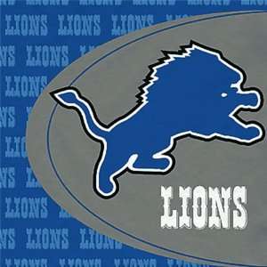  Lets Party By Hallmark Detroit Lions Lunch Napkins 