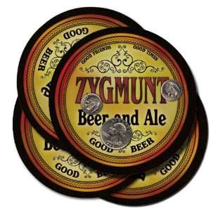  ZYGMUNT Family Name Beer & Ale Coasters 