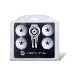   NFL Dallas Cowboys   4 Ball and Divot Tool Gift Set: Sports & Outdoors