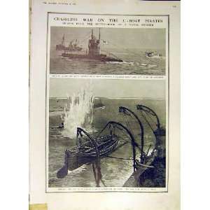  U Boat Pirates Drifter Sea Plane Submarine Hunt 1918
