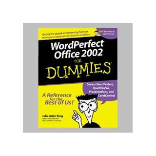     WordPerfect 2002 For Dummies Reference Book