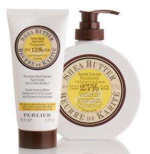 Perlier Shea Butter with Citrus Hand Care Kit NEW  