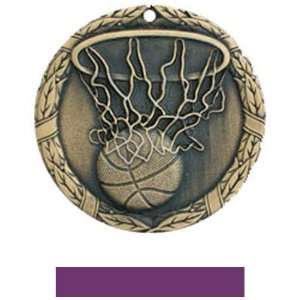   Basketball Medal M 300B GOLD MEDAL/PURPLE RIBBON 2