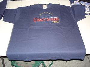 EMBROIDERED T SHIRT W/ COAST GUARD  