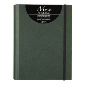 Grandluxe Muse A6 Note Book Jungle Green, 120 Sheets, 5.8 x 4.1 Inches 