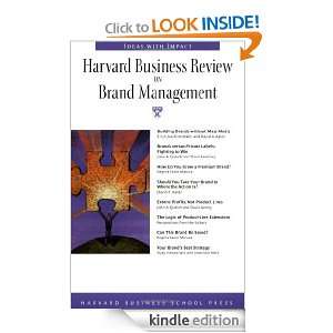 Harvard Business Review on Brand Management (Harvard Business Review 