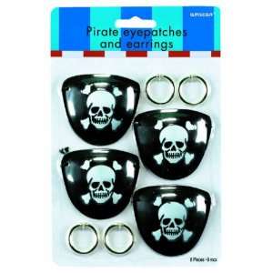  Treasure Eye Patch & Earring Kit (4 per package) Toys & Games
