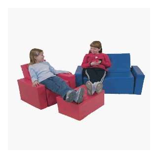 YOUTH SIZE COUCH, CHAIR, & OTTOMAN SET Toys & Games
