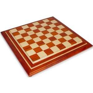    African Paduak & Maple Chess Board 2.25 Squares Toys & Games