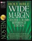 New King James Wide Margin Reference Bible (1985, Hardcover)