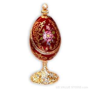  Jewelry Box, Egg Shaped Musical Jewelry Box   Red: Home 