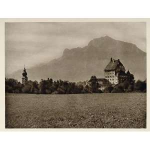  1928 Goldenstein Castle Untersberg Mountain Austria 