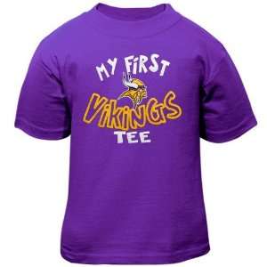  Minnesota Vikings 2010 My First Tee T shirt Sports 