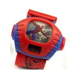  1 Piece Spiderman Projection Image LCD Watch Bracelet 