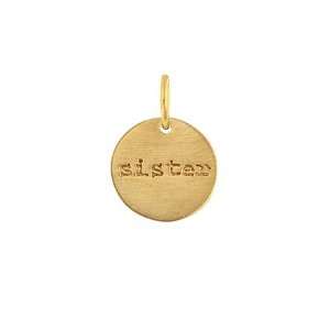  Sister Charm and Pendant in 24 Karat Gold Vermeil Jewelry