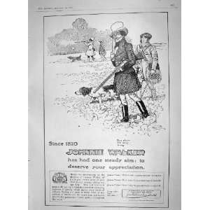 1910 ADVERTISEMENT JOHNNIE WALKER RED LABEL WHISKY 