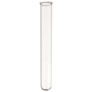   Glass Round Bottom Test Tube, 15mm OD x 125mm Length (Pack of 72