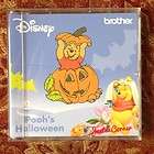 Brother Disney Embroidery Card Winnie the Pooh Halloween  Tigger 