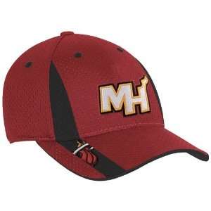  adidas Miami Heat Youth Red Swingman Flex Fit Hat Sports 