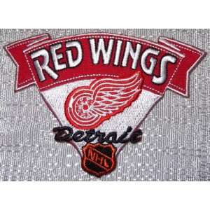   Detroit Red Wings Embroidered Hat / Jacket PATCH 